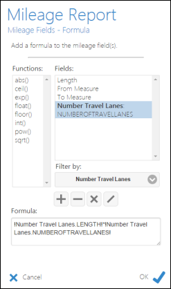 Adding a formula to calculate mileage